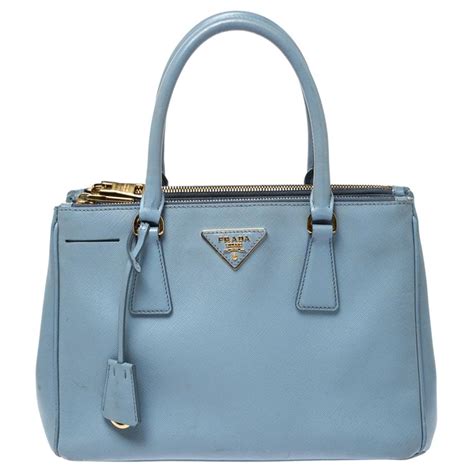 prada pale blue handbag|blue prada purse.